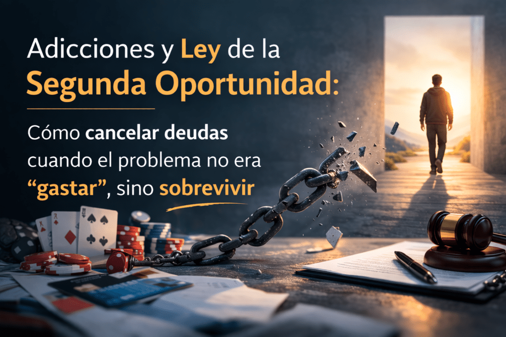Adicciones y ley segunda oportunidad